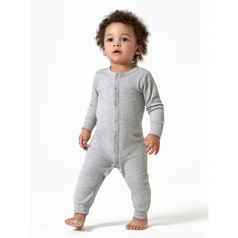 Modern Moments by Gerber Baby Boy or Girl Unisex Long Sleeve Coverall (Newborn - 12 Months) | Walmart (US)