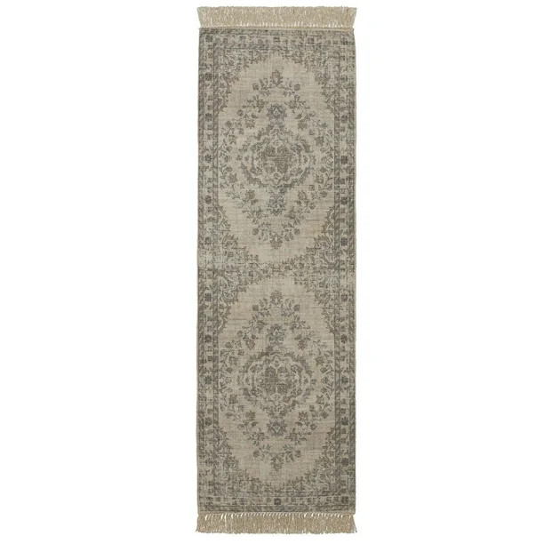 Better Homes & Gardens Persian Fringe Area Rug, Natural, 24"x84" - Walmart.com | Walmart (US)