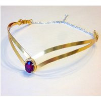 Sailor Moon Tiara Jewel Headband - Choose Your Own Color Cosplay Scout Costume Headpiece Hand Crafted Metal | Etsy (US)