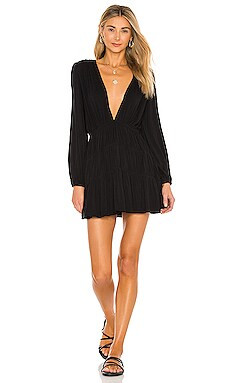 Indah Francesca Mini Dress in Black from Revolve.com | Revolve Clothing (Global)