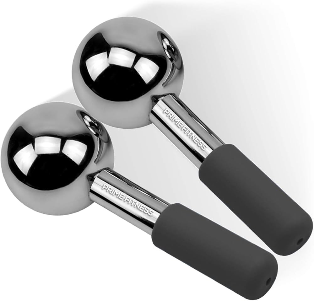 Ice Globes for Facials | Unbreakable Steel Cooling Roller | Cryo Sticks for Face | Massager for F... | Amazon (US)