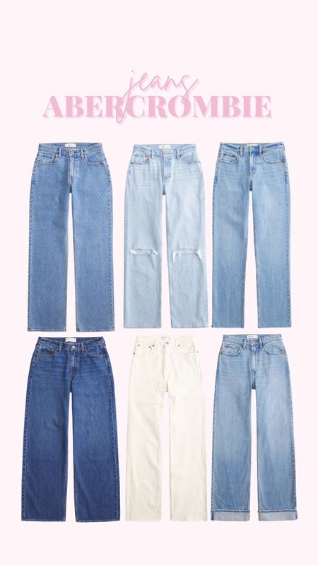 Abercrombie jeans roundup 💌👖

Abercrombie jeans / Abercrombie fashion / summer denim / summer jeans / casual summer outfits 

#LTKStyleTip #LTKSeasonal