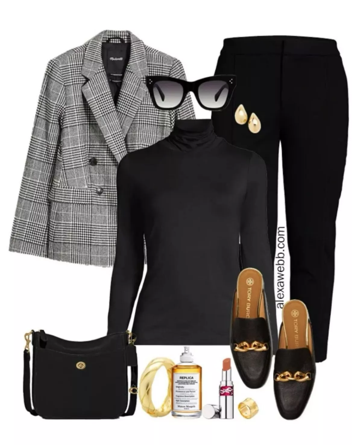 Plus Size Winter Night Out Outfit - Alexa Webb