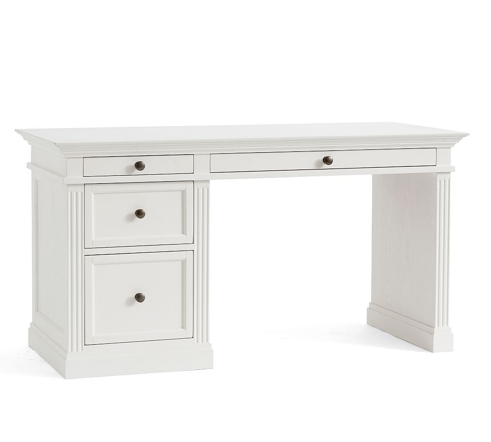 Livingston Single Cabinet Writing Desk | Pottery Barn (US)