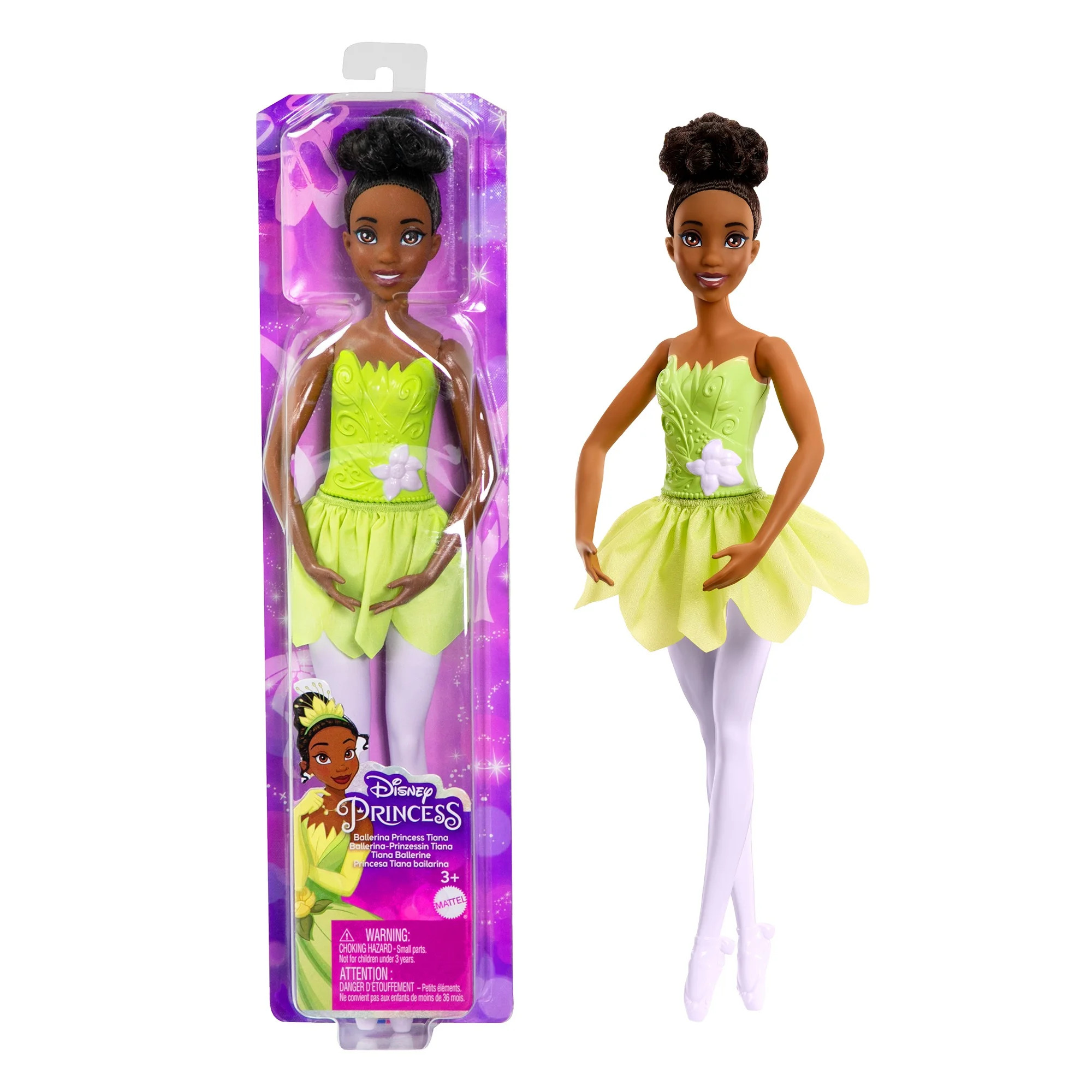 Disney The Princess & The Frog Ballerina Tiana Fashion Doll with Poseable Arms & Legs | Walmart (US)