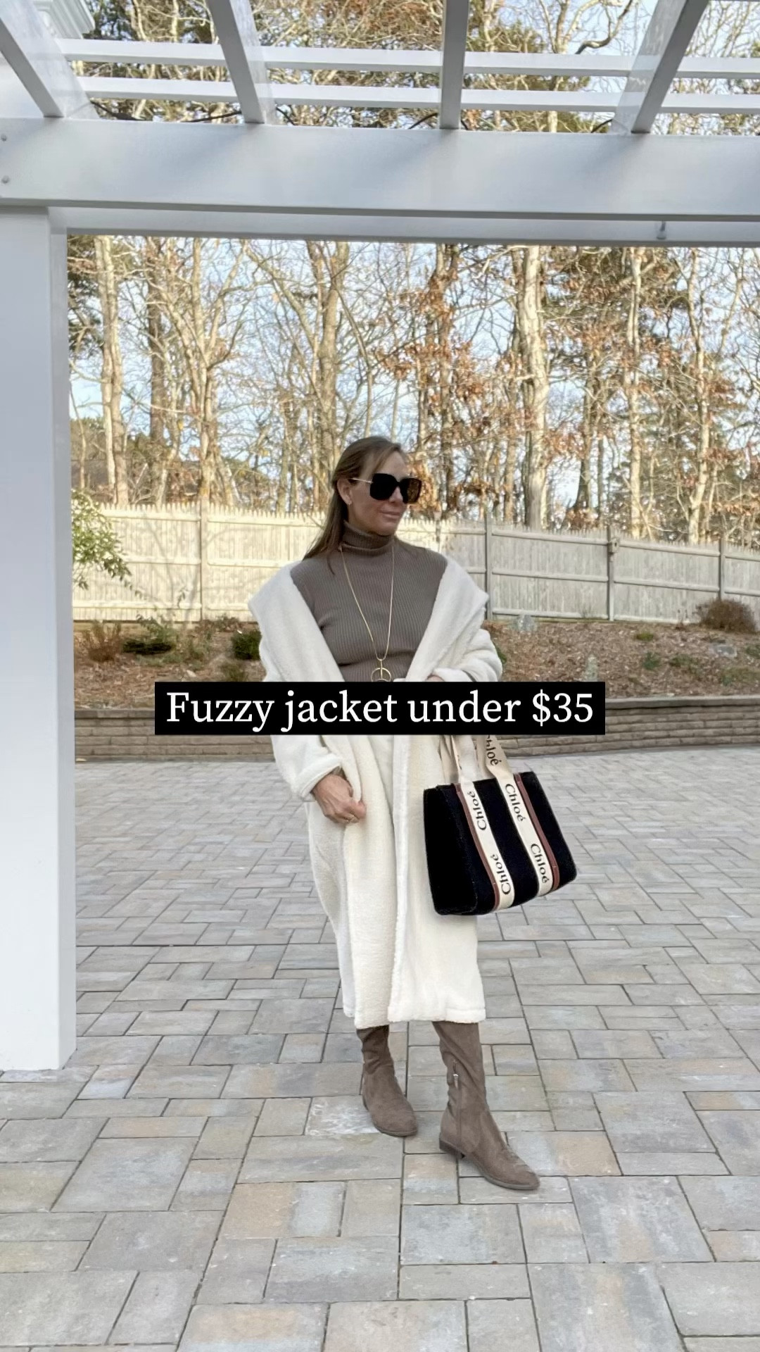 My jacket is under $35 and is Oh so cozy and warm ! It runs a little bit big. I folded the sleeves once for a good fit and am wearing a size small. It perfect for almost any outfit or occasion ! 

#LTKSeasonal #LTKfindsunder50 #LTKstyletip