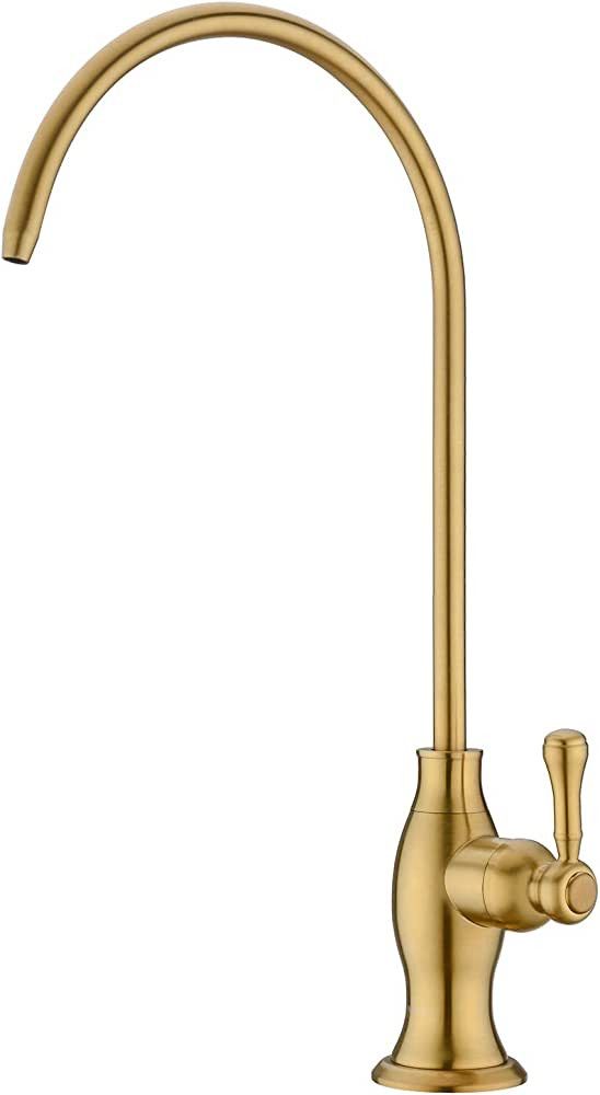 Brushed Gold Drinking Water Purifier Faucet, Delle Rosa Gold Water Faucet for Under Sink Water Fi... | Amazon (US)