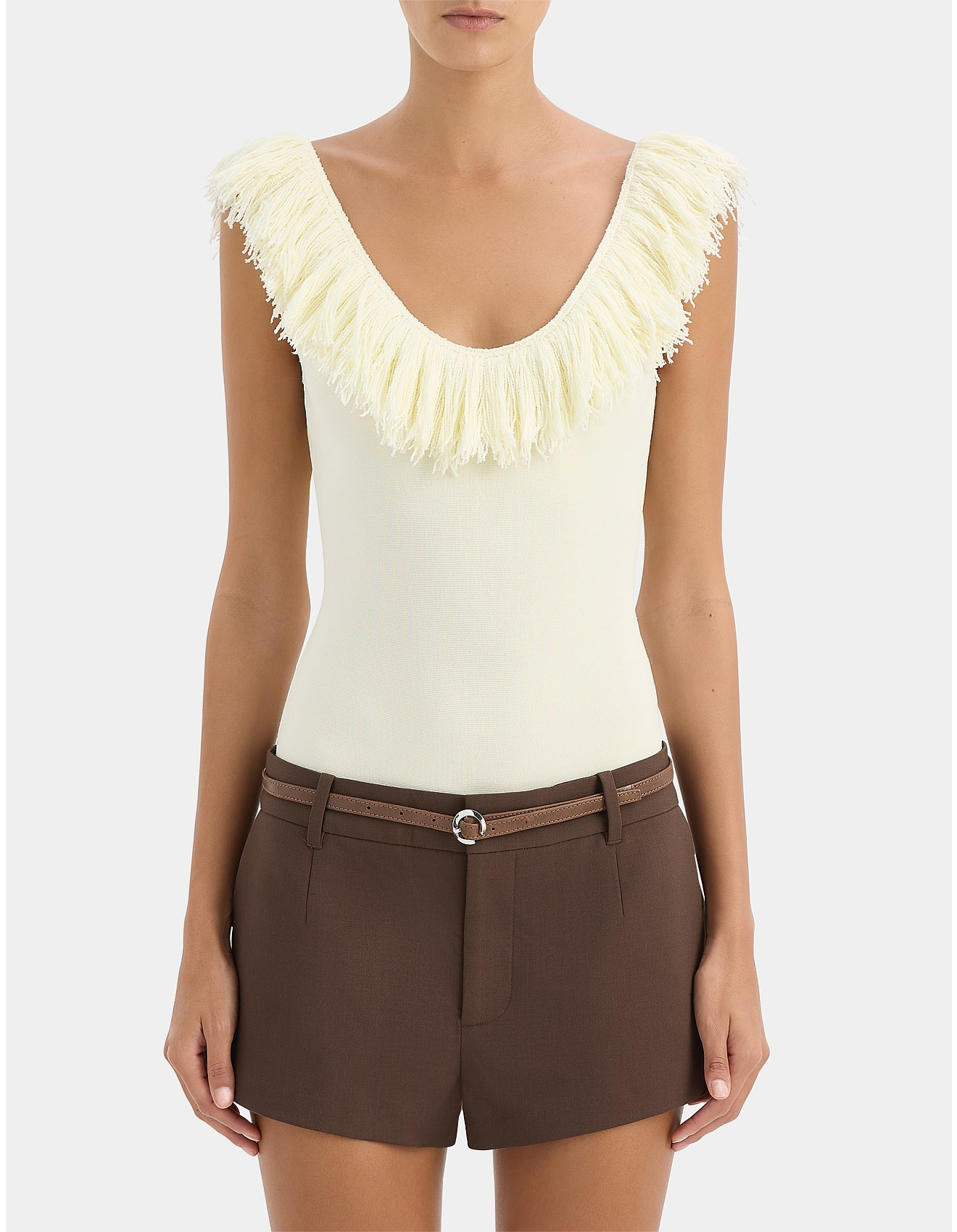 Marcelline Fringe Bodysuit | David Jones (Australia & New Zealand)