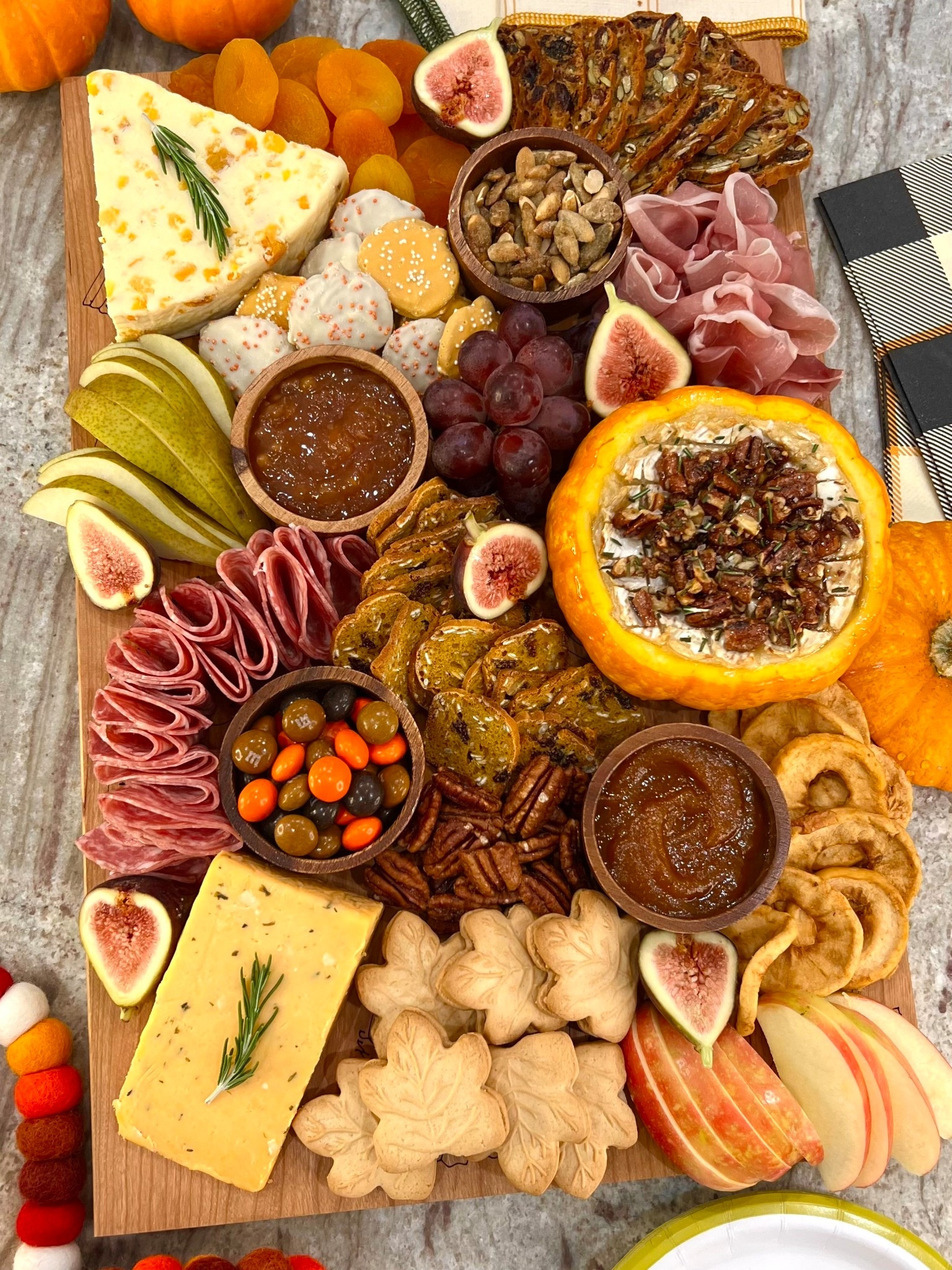 Fall Signature Board 🍁 Complete with a pecan baked brie in a pumpkin, this charcuterie board has an amazing assortment of seasonal fall flavors.

#LTKSeasonal #LTKHoliday #LTKParties