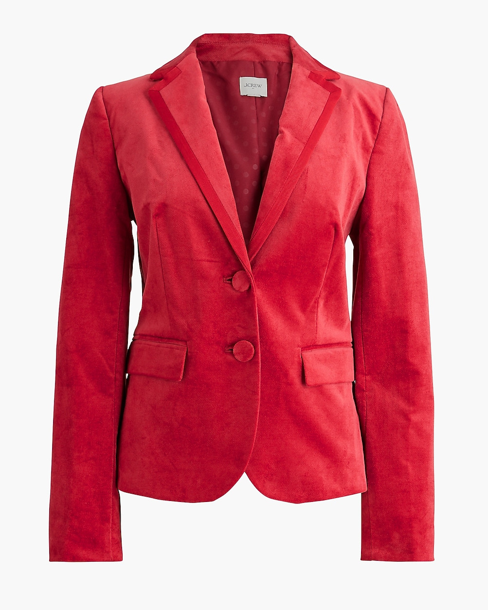Velvet schoolboy blazer | J.Crew Factory