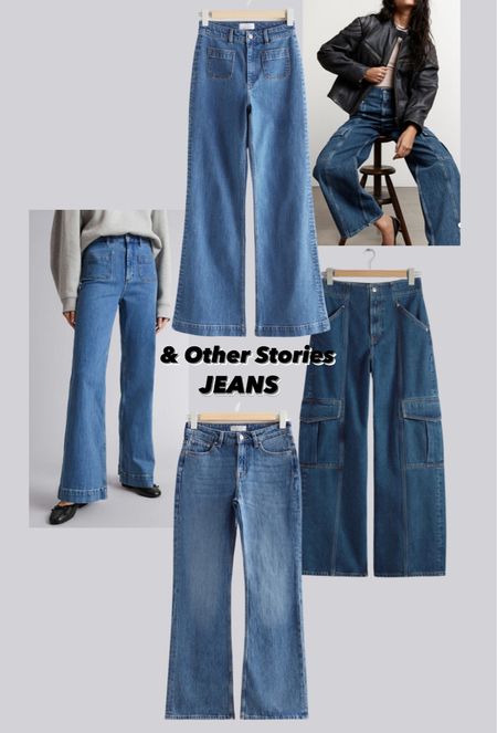 & Other Stories Denim Jean edit- cargo, flare and straight leg styles

#LTKeurope #LTKfindsunder100 #LTKfindsunder50