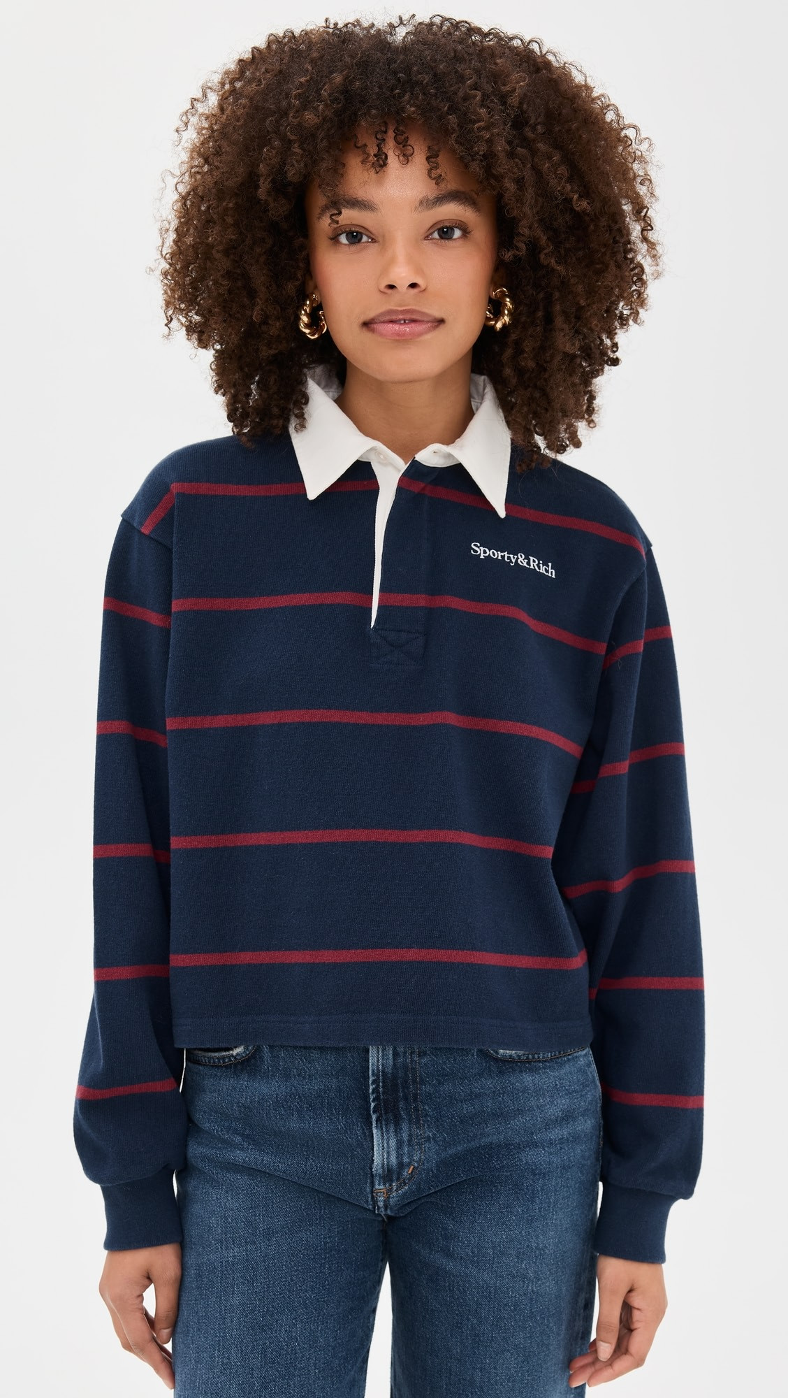 Serif Logo Rugby Polo | Shopbop