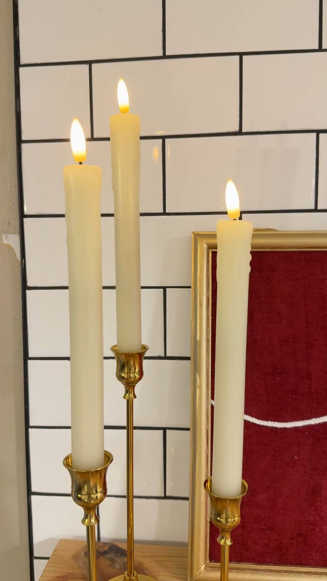 Gold candlestick holders 

#LTKGiftGuide #LTKHoliday #LTKHome