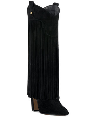 Women's Shela Fringe Cowboy Boots | Macy's