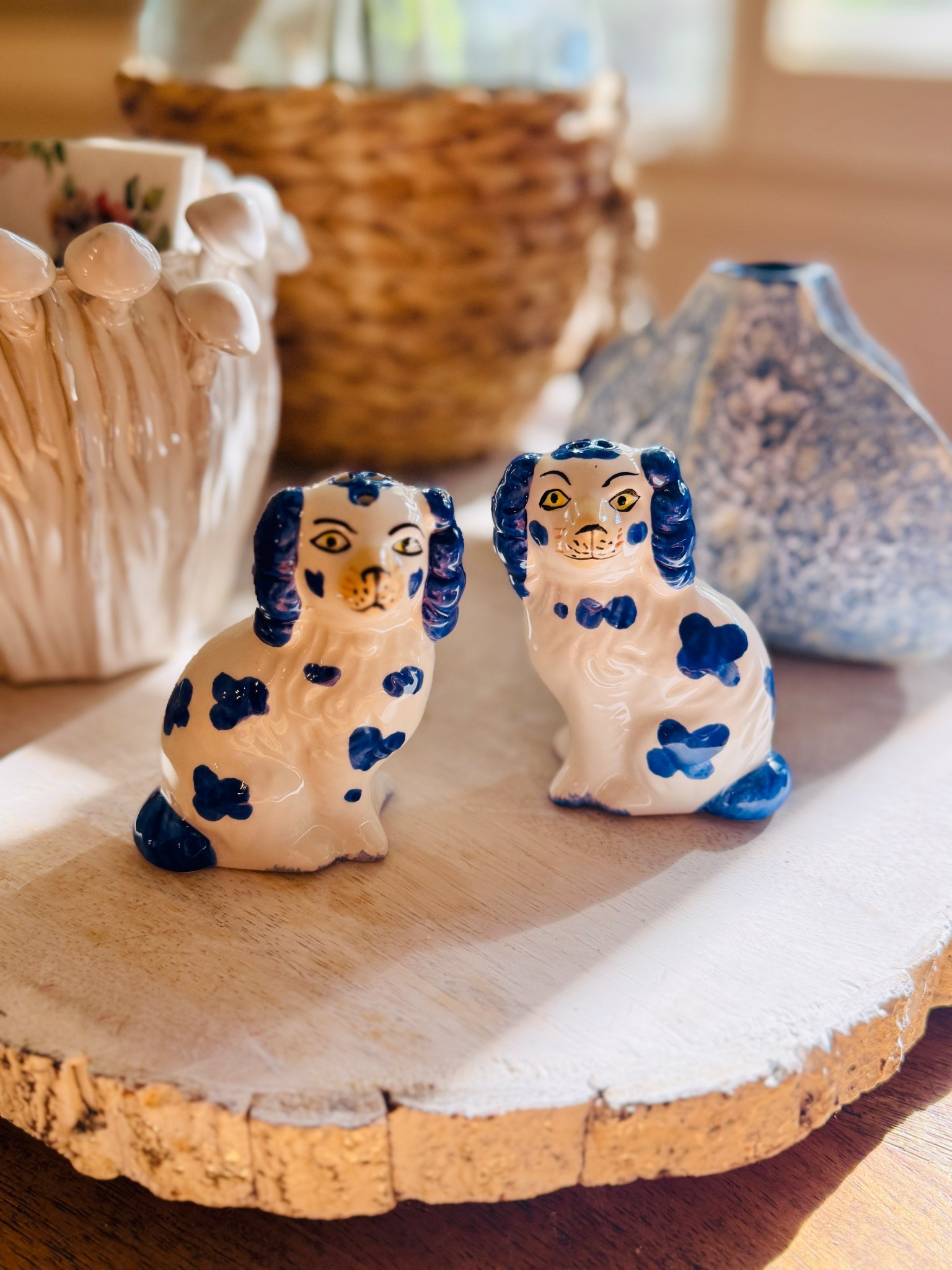 New little kitchen obsession! 🐶✨
How adorable are these Staffordshire Dog Salt & Pepper Shakers?! My mom spotted them and knew they had to come home with me. 🤍 I love the hand-painted details — they bring such a charming, timeless feel to the table (and make the cutest hostess gift idea!).


#LTKhome #LTKkitchen #LTKhostess #LTKfinds #LTKunder50 #kitchendecor #saltandpeppershakers #staffordshiredogs #classicdecor