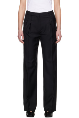 Black Sbiru Trousers | SSENSE