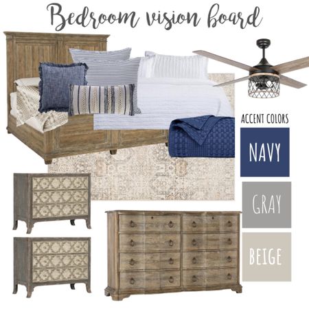 Bedroom vision board for the new house! Things I’m loving or have already gotten! 

#LTKhome #LTKFind