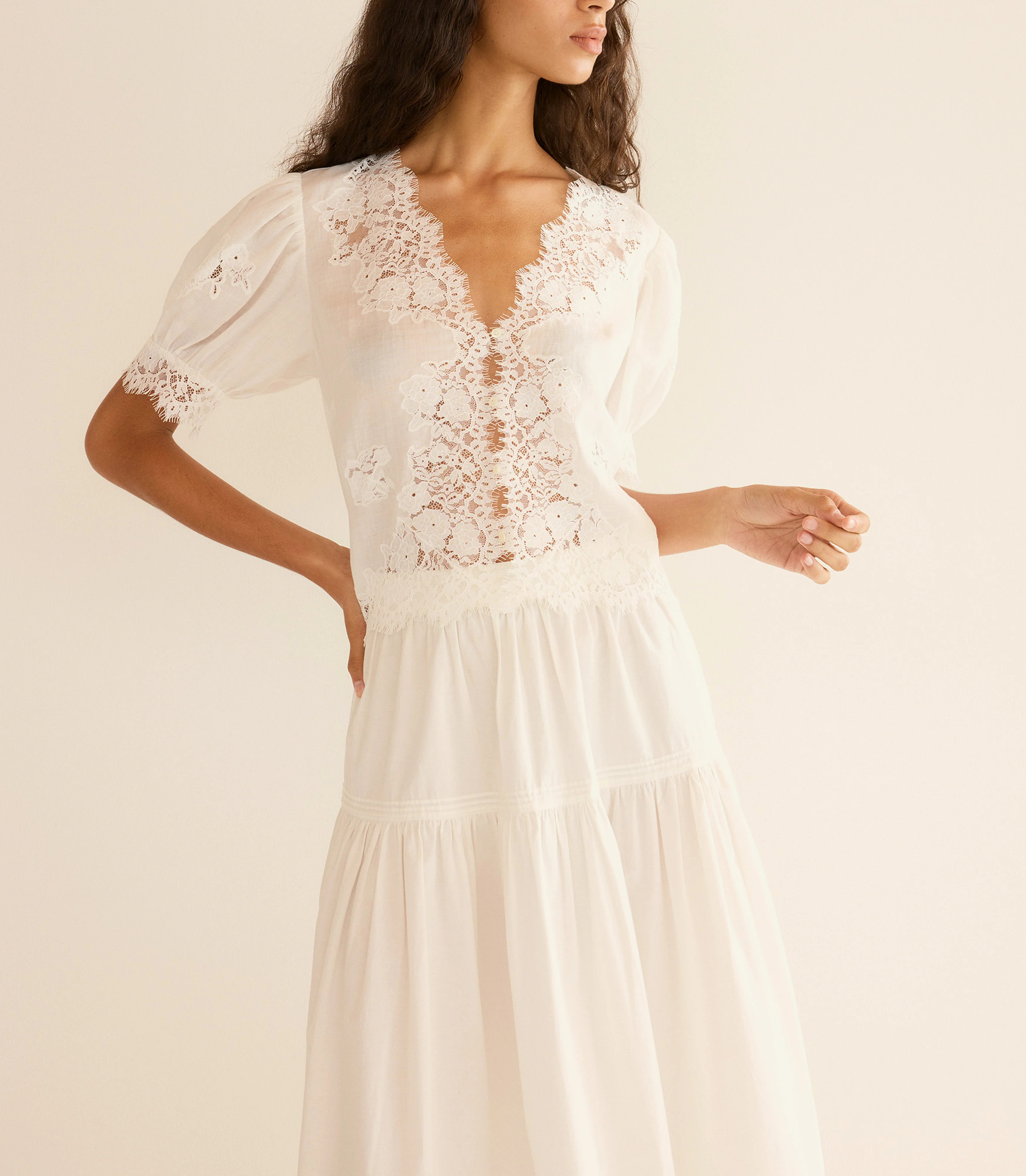 Idella Top - Salt | D\u00d4EN | DOEN