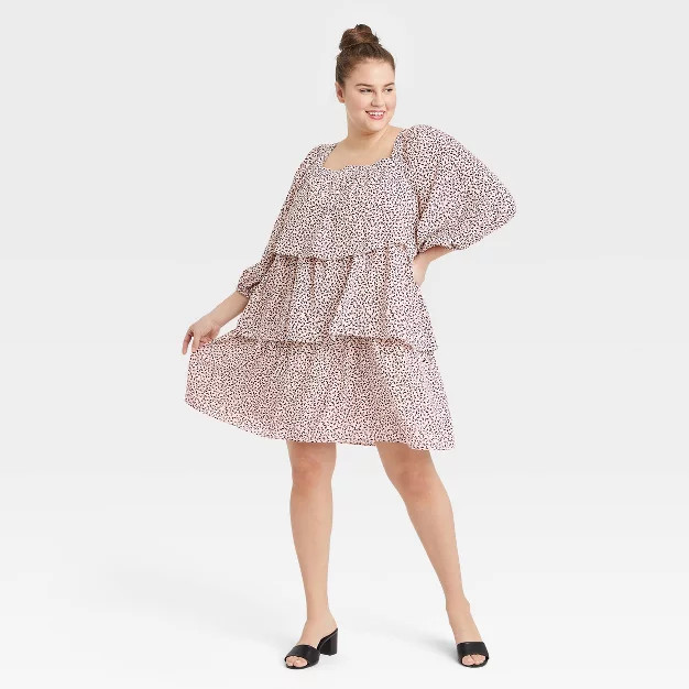 Women's Bishop 3/4 Sleeve Dress - Who What Wear™ | Target
