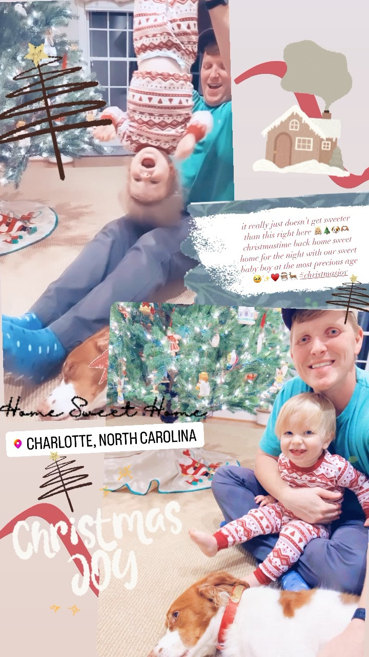 it really just doesn’t get sweeter than this right here 👼🏼🎄🐶🫶🏽 christmastime back home sweet home for the night with our sweet baby boy at the most precious age 🥹✨♥️🎅🏽🦌 #christmasjoy 

#LTKHoliday #LTKSeasonal #LTKfamily