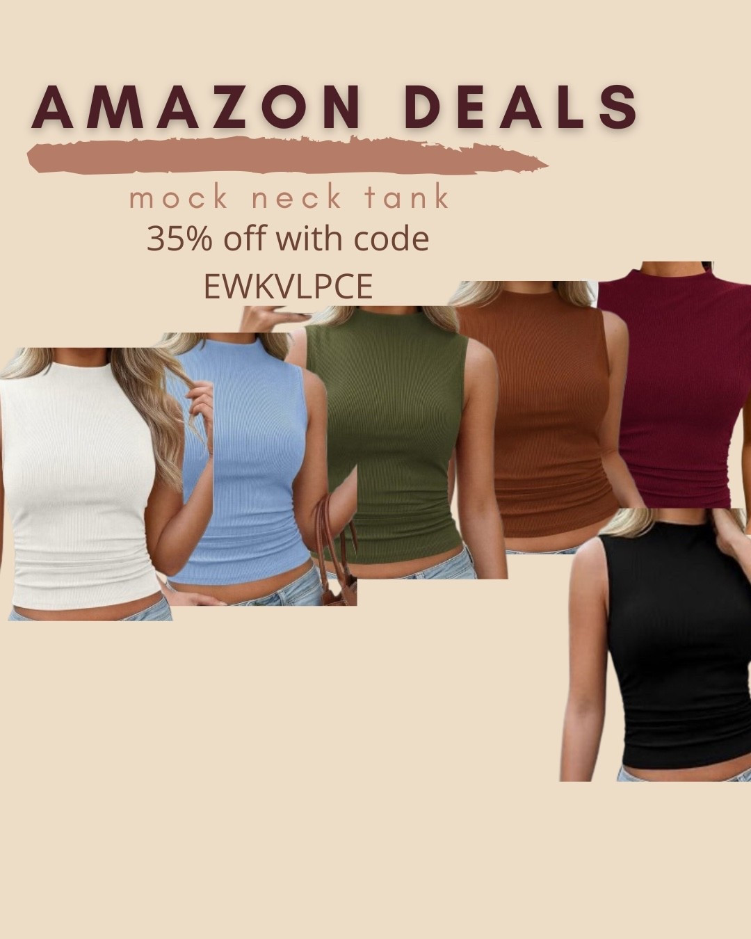 $10 ends 5/31

Amazon fashion
Amazon deals
Mock neck tank

#LTKSaleAlert