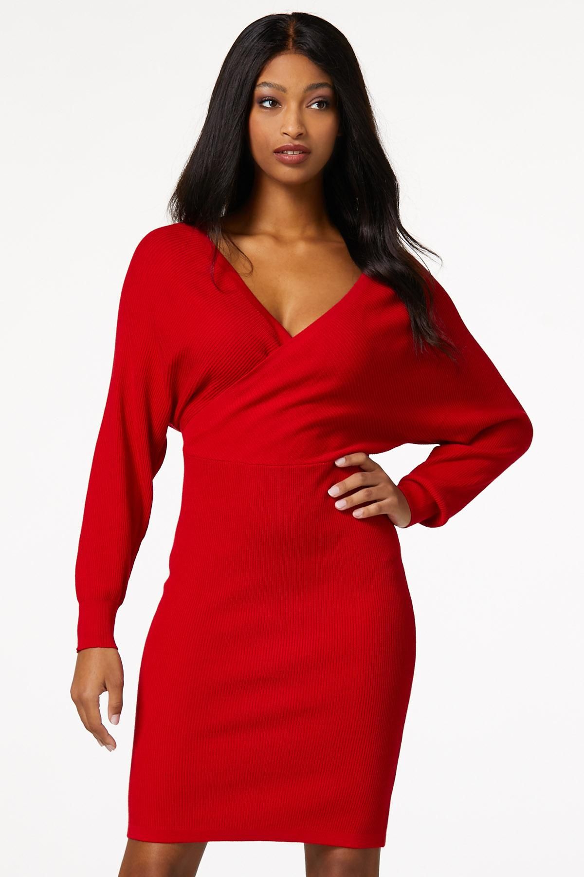 Ribbed Sweater Dress | Cato Fashions