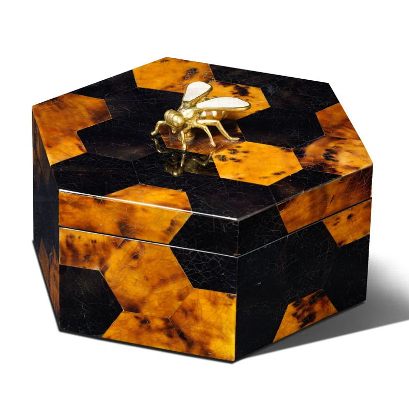 Honeycomb Penshell Box | Wayfair North America