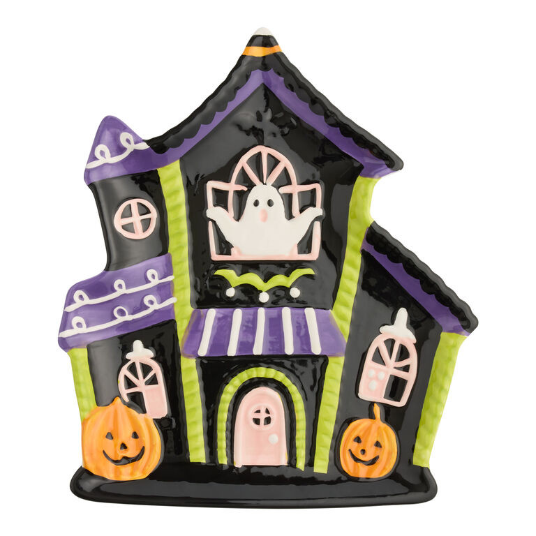 Haunted Mansion Hand Painted Figural Serving Platter | World Market
