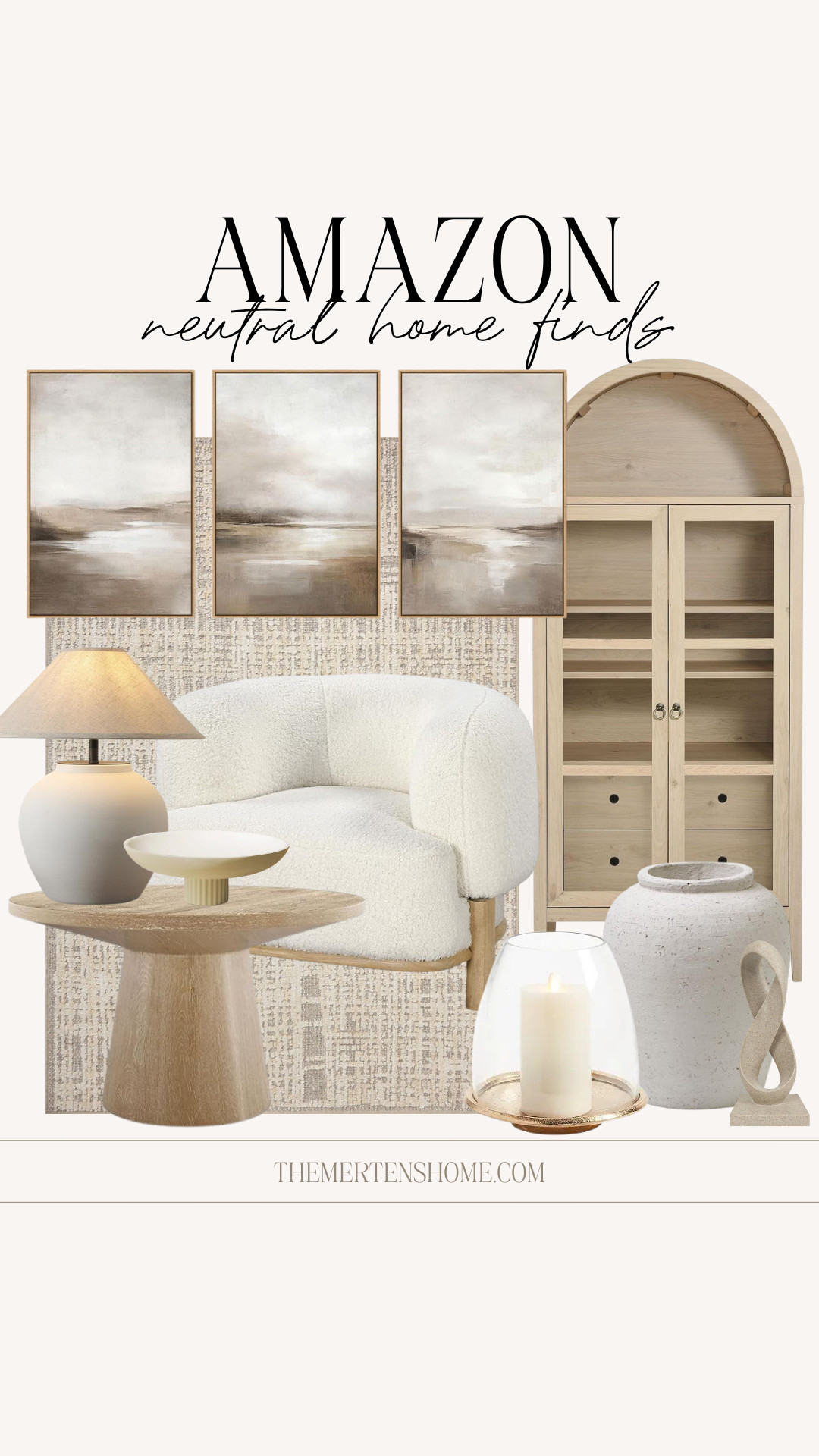 Amazon neutral home finds 🤍 Simple, cozy pieces that feel elevated and work in any space, from furniture and decor to art that ties everything together beautifully. 

 #LTKHome