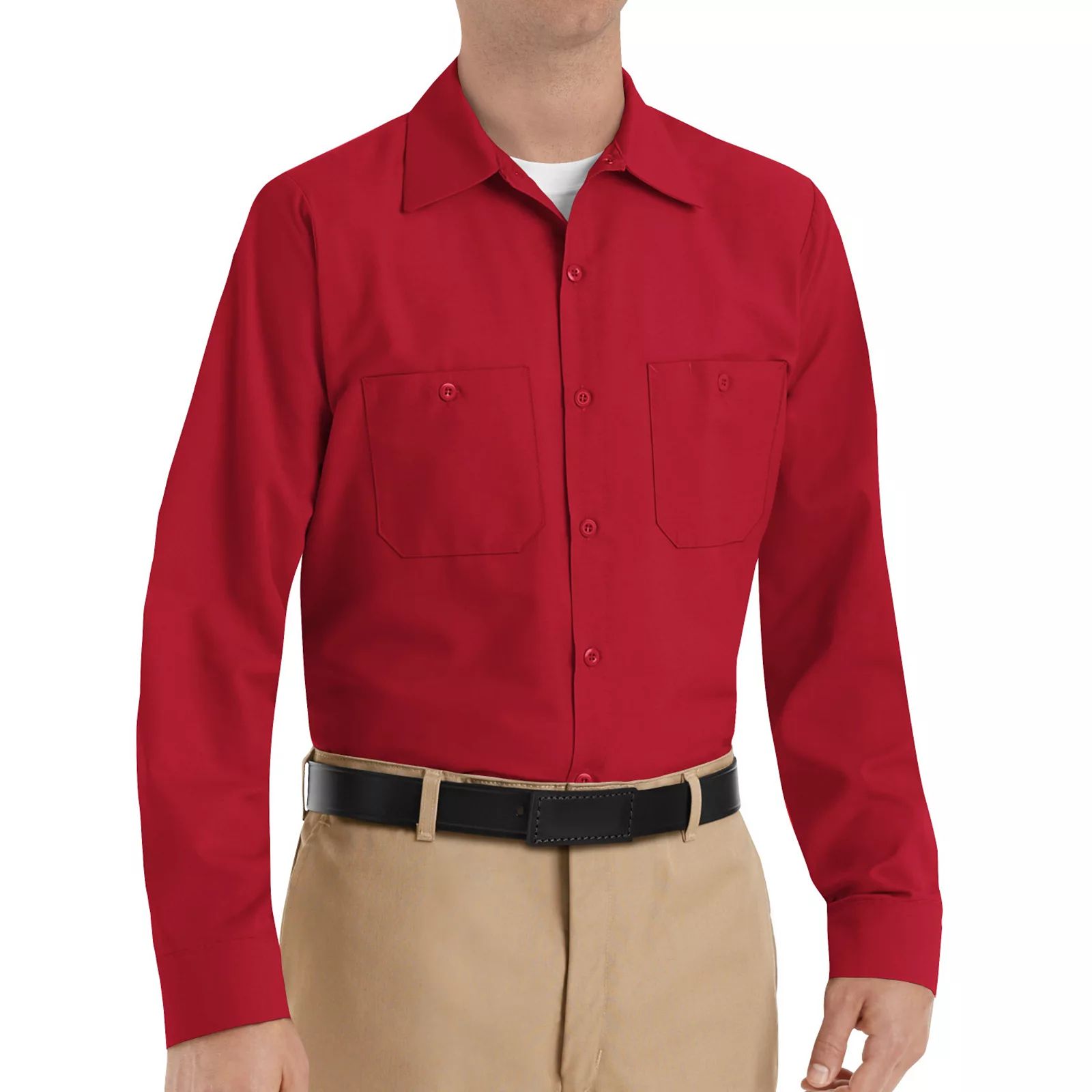Men's Red Kap Classic-Fit Industrial Button-Down Work Shirt, Size: XXL | Kohl's