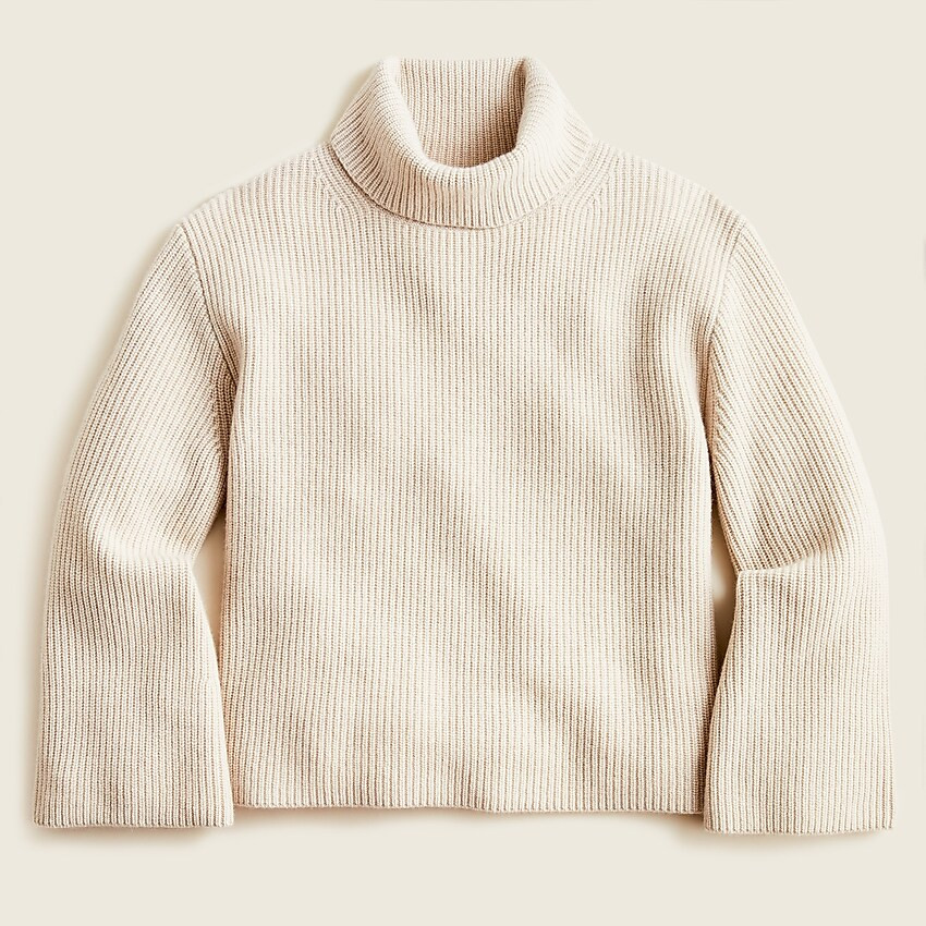 Wool and recycled cashmere relaxed turtleneck | J. Crew US