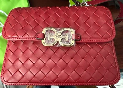 Sam Edelman Christy Top Handle Woven Red Crossbody Bag Purse NWT $195 | eBay US