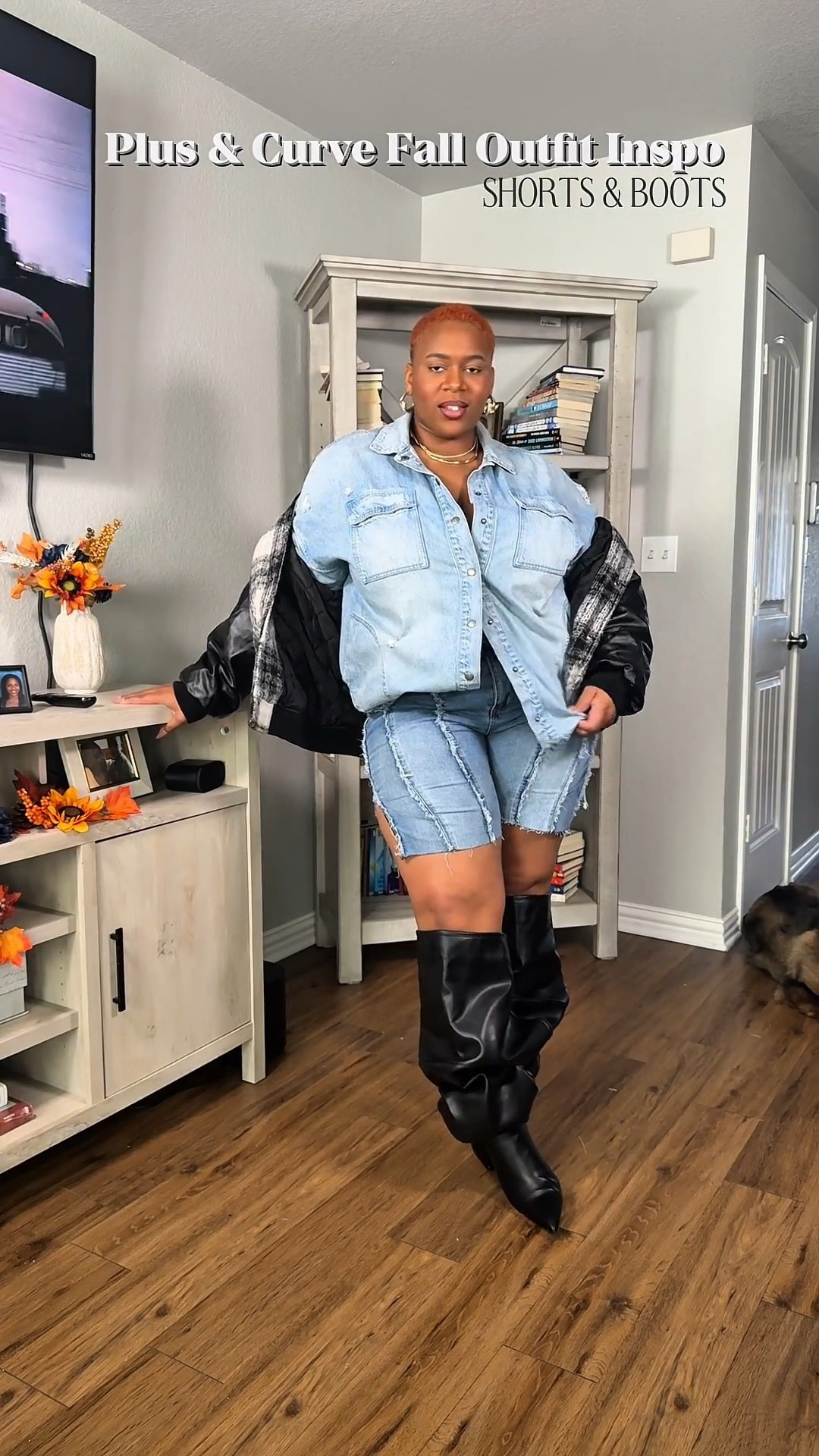 I love this denim and boot combination so much, I’d wear this ANYWHERE! 👖🖤

Shorts are custom made by myself as they were converted from jeans.

The bomber jacket is old from Forever 21, but a slick alternative is linked! 


plus size fashion, curve-friendly style, size inclusive fashion, XL–2X outfits, full-figured looks, plus size outfit inspo, street chic

#LTKStyleTip #LTKPlusSize