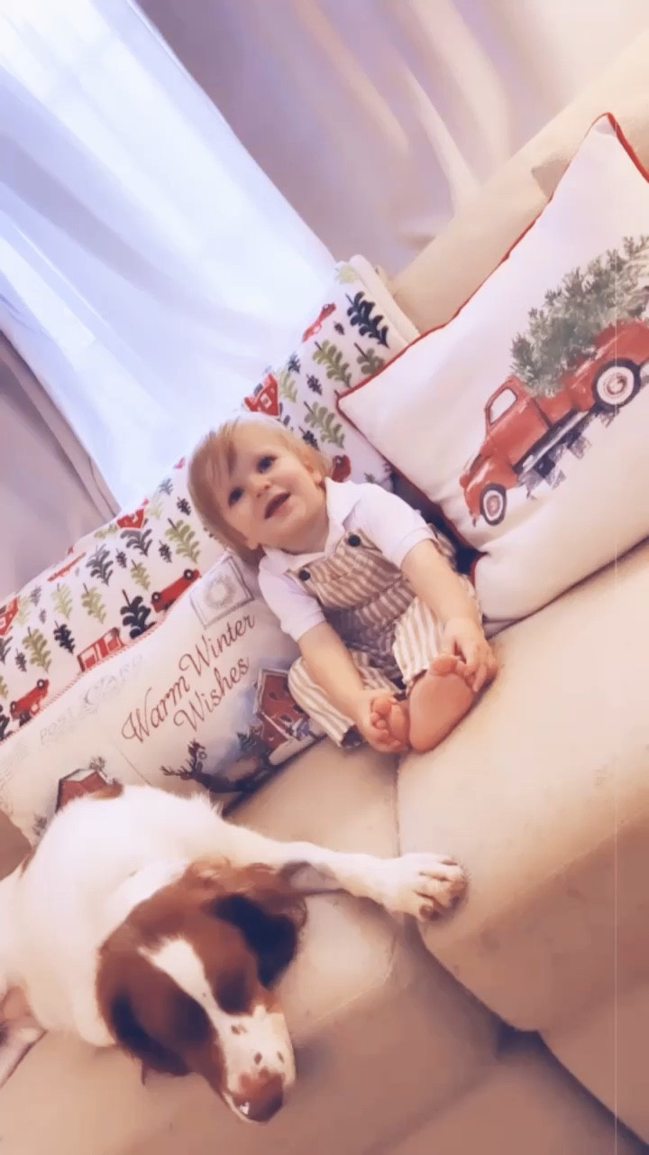 cozy little rainy sunday afternoon with this cutie - who’s loving all the Christmas decor out !!🕯🎄🎅🏽

#LTKSeasonal #LTKhome #LTKHoliday