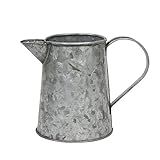 Stonebriar Small Country Rustic Galvanized Metal Pitcher with Handle, 5 inch | Amazon (US)