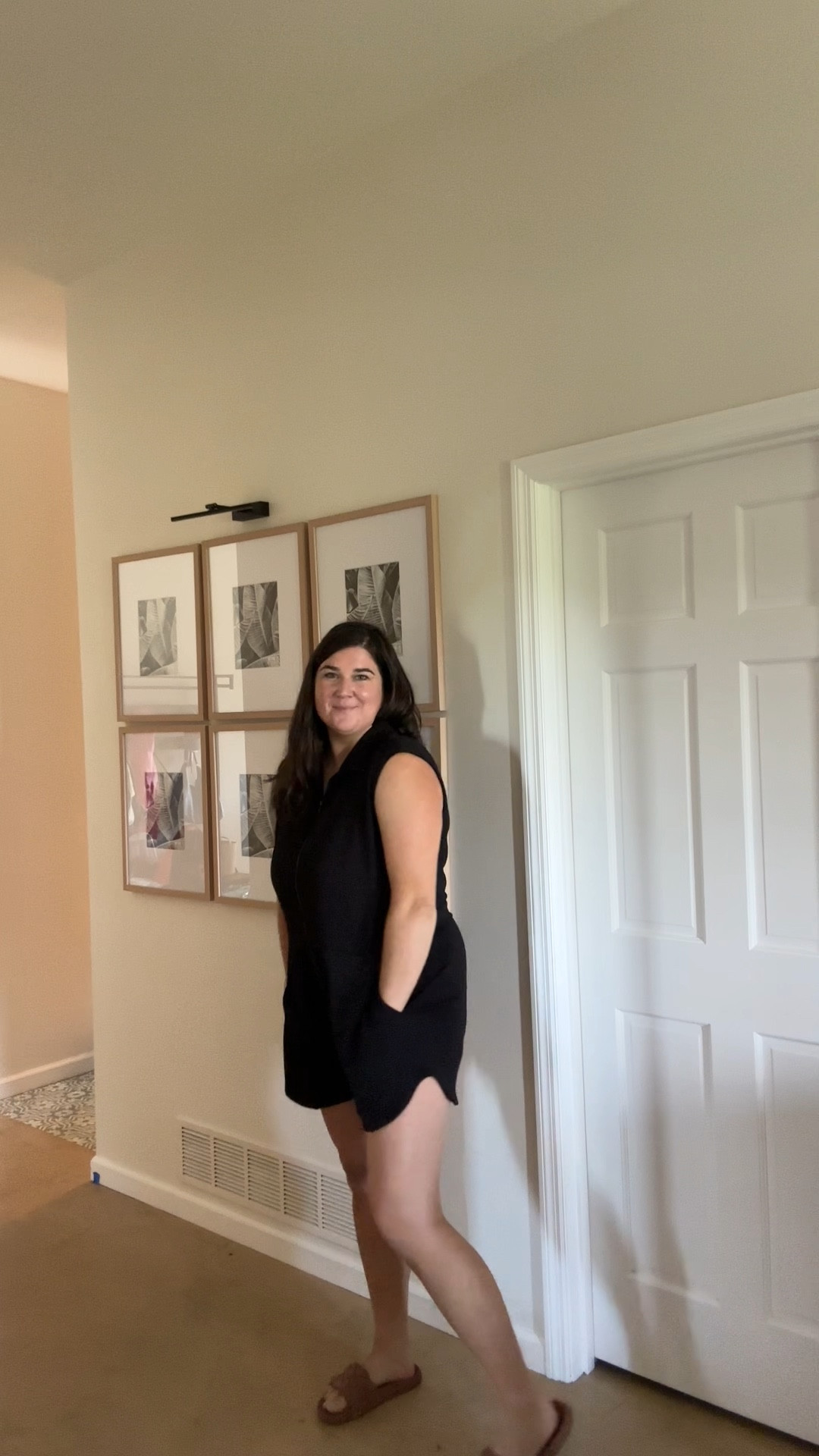 Active Romper With Pockets & Zip Front for Women. Easy summer mom outfit. Throw on & go summer fit for her. Walmart Activewear, Walmart Summer, Breastfeeding friendly romper, Walmart mom  

#LTKMidsize #LTKActive #LTKFamily