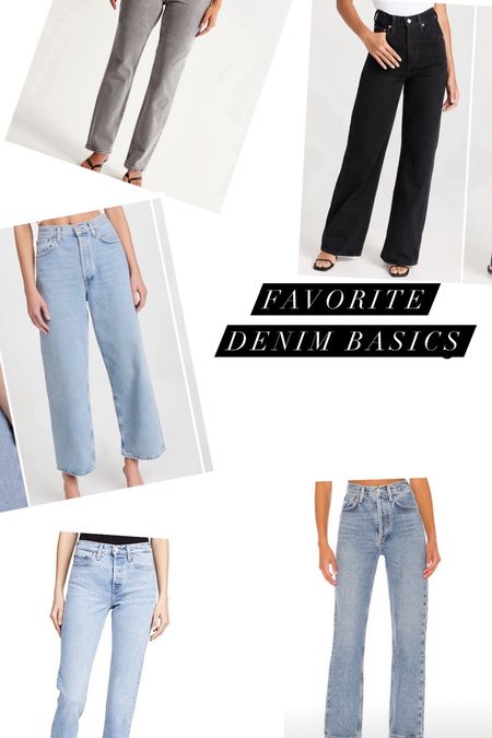 Denim basics jeans 

#LTKmidsize