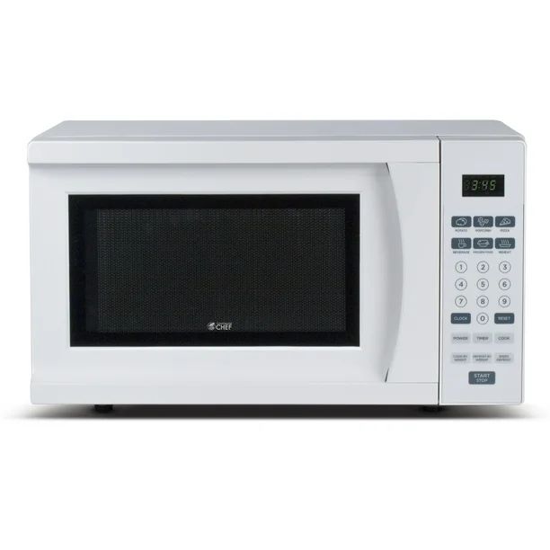 "Commercial Chef CHM770W 0.7 Cubic Feet Microwave Oven, White" | Walmart (US)