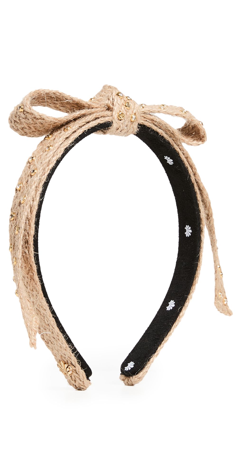 Embellished Bardot Slim Ribbon Headband | Shopbop