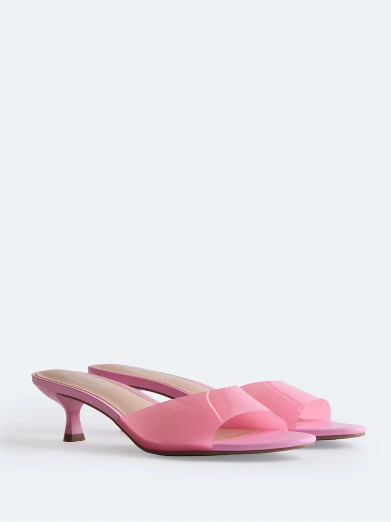 Scoop Women's Jelly Slide On Kitten Heels | Walmart (US)