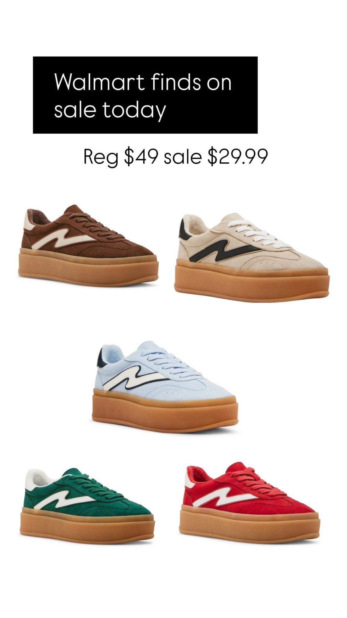 The cutest shoes on sale today at Walmart 

#LTKSaleAlert #LTKActive #LTKFindsUnder50