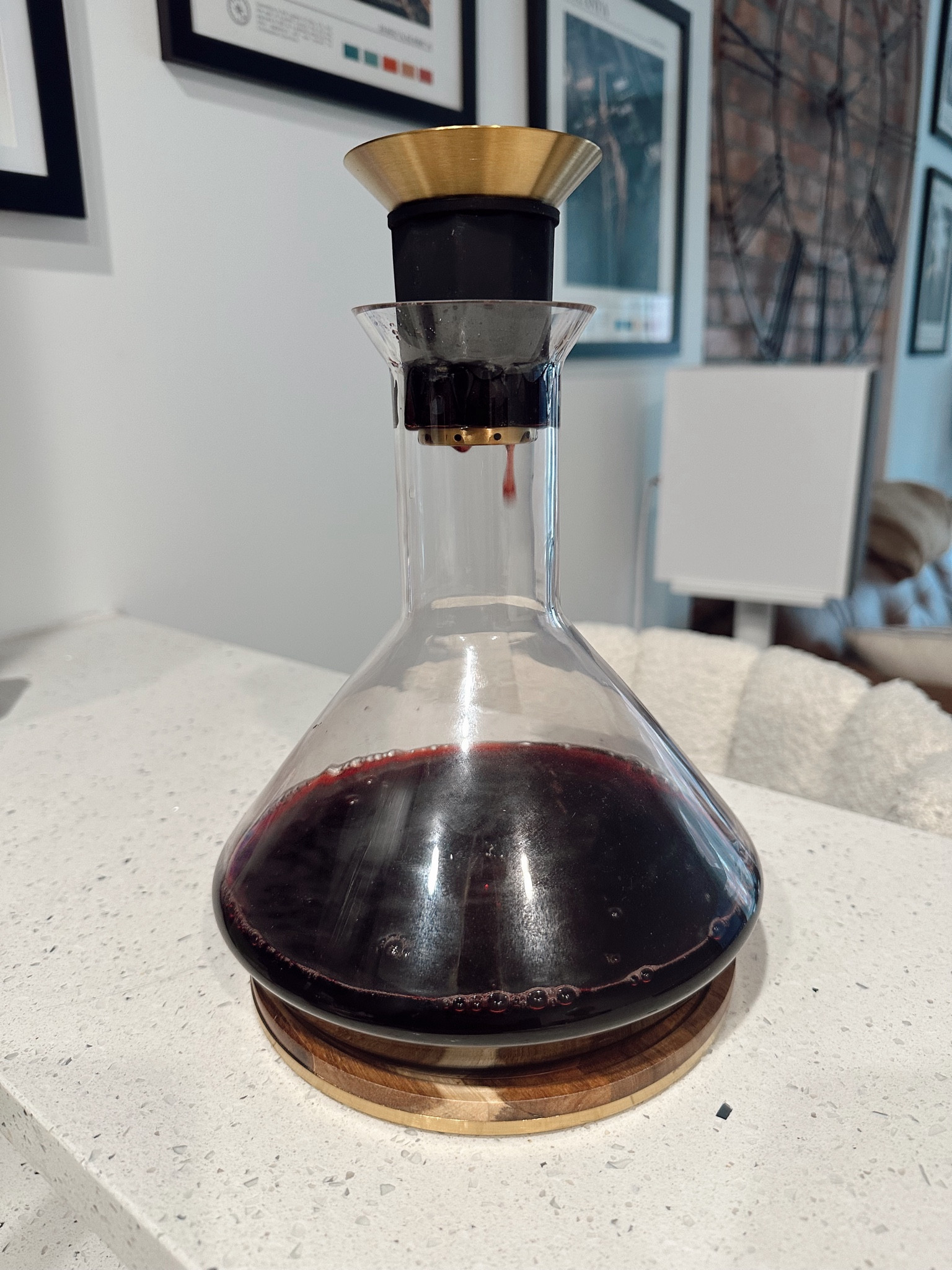 Gold & wood wine decanter, William Sonoma, wedding gifts, gifts for wine lover

#LTKParties #LTKGiftGuide #LTKHome