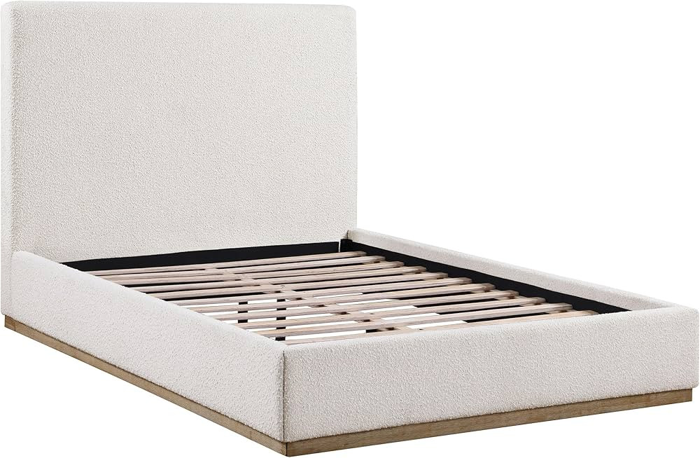 Coaster Home Furnishings Knox Transitional Boucle Upholstered Queen Size Panel Bed Frame Platform... | Amazon (US)