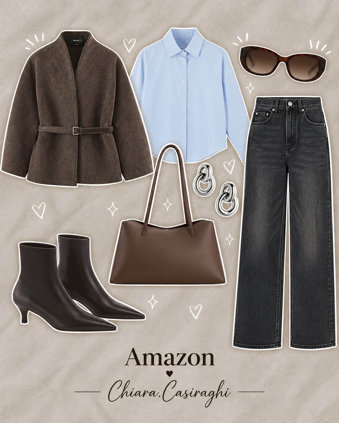Found these chic pieces on Amazon! Perfect for everyday wear and beyond. #ChiaraCasiraghi
 

 #LTKvlog #LTKU #LTKSaleAlert