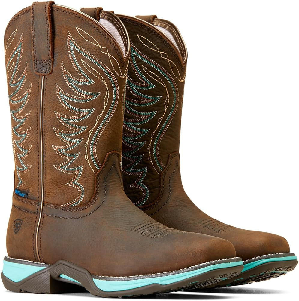 Ariat Women's Anthem Waterproof Western Boot | Amazon (US)