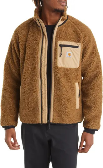 Carhartt Work In Progress Prentis Camo Fleece Jacket | Nordstrom | Nordstrom