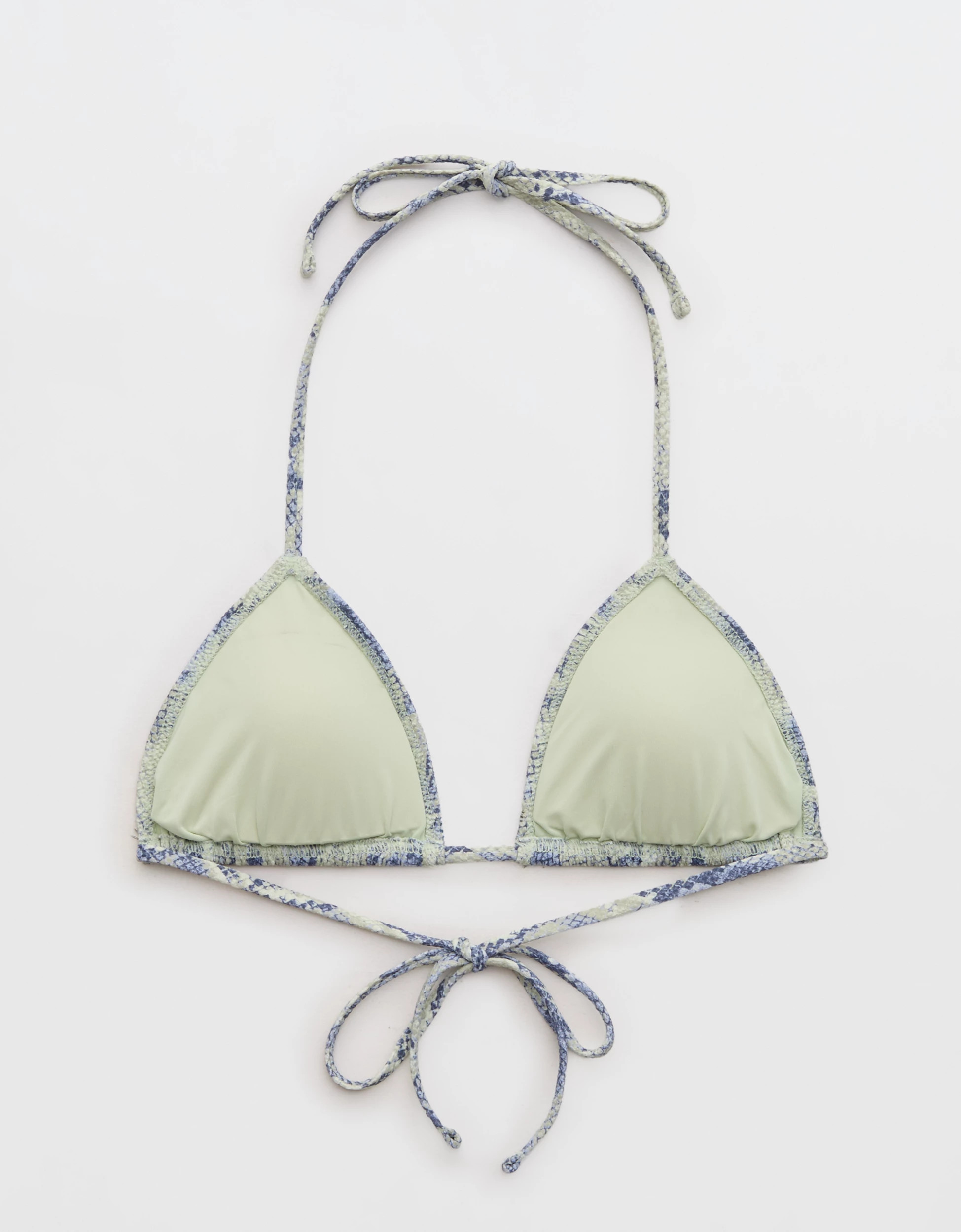Aerie Pique String Triangle Bikini Top | Aerie