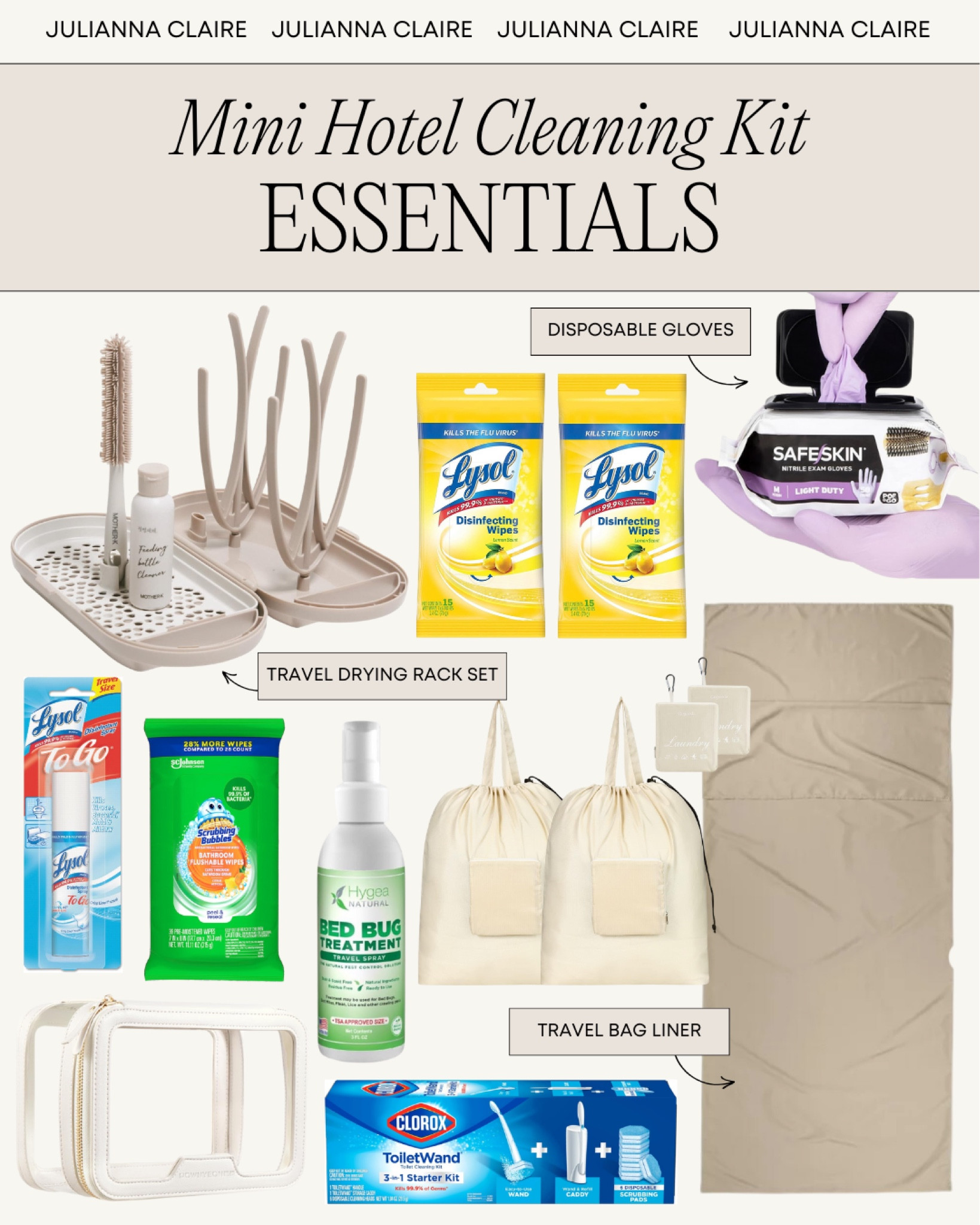 Amazon Travel Cleaning Kit 🛩

amazon travel // travel essentials // travel must haves // amazon finds // amazon travel finds // amazon travel essentials // amazon cleaning // cleaning products // cleaning tools

#LTKfindsunder100 #LTKtravel #LTKfindsunder50