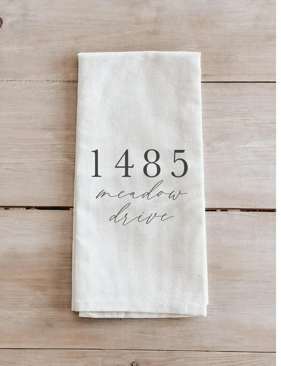 Kitchen Towel - Personalized Address - Number and Road - Made in the USA, Housewarming Gift, Wedd... | Etsy (US)