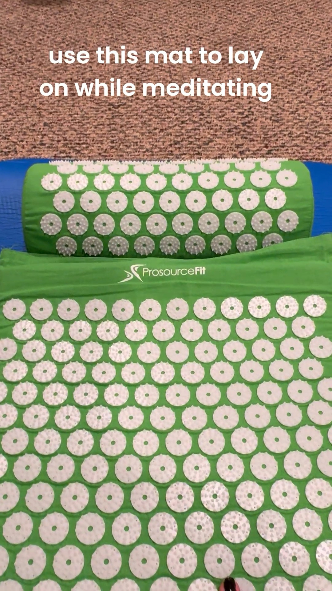 I meditate on this mat! The acupressure helps my neck muscles. 

#LTKActive #LTKHome #LTKselfcare